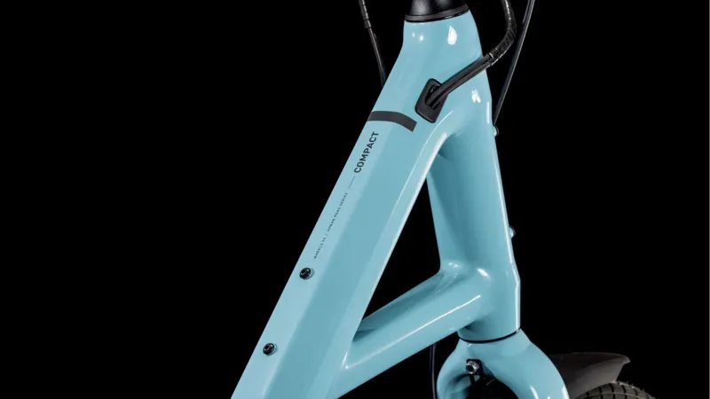 Cube Compact Hybrid Comfort 500 Electric Bike in Aruba Blue/Reflex-1